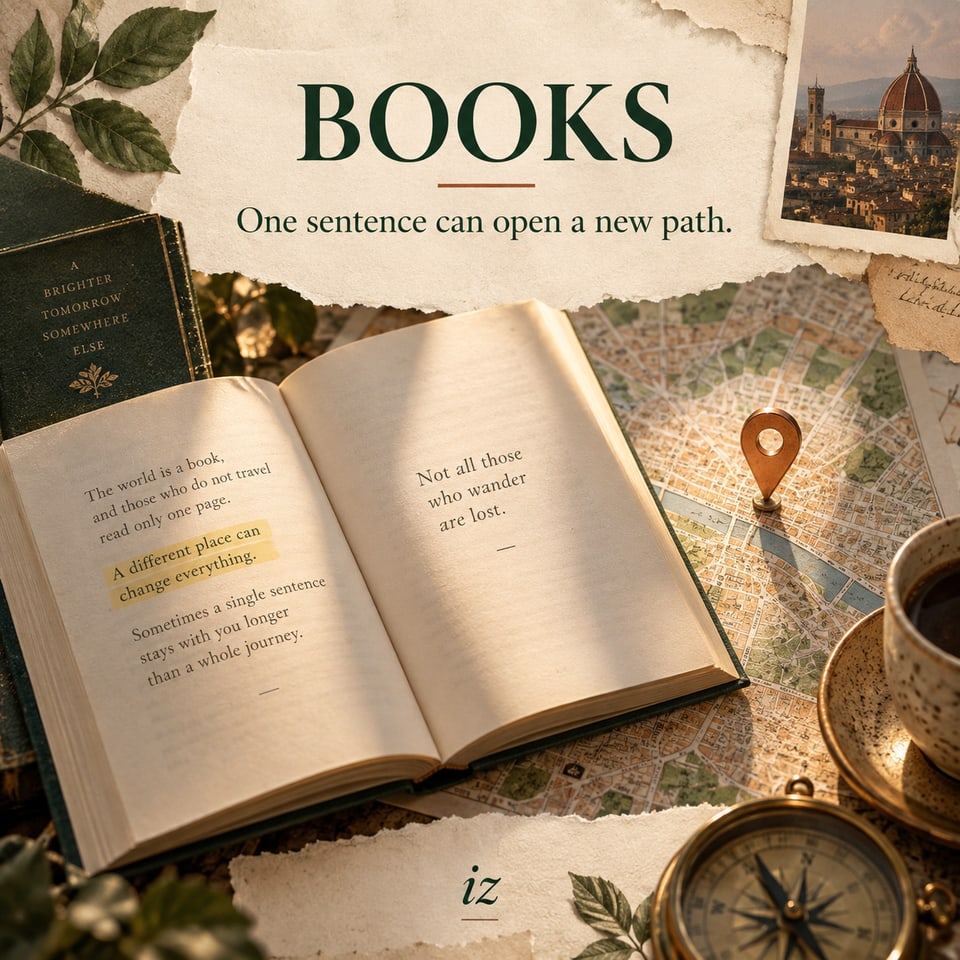 Books — A book can reach someone you’ve never met.