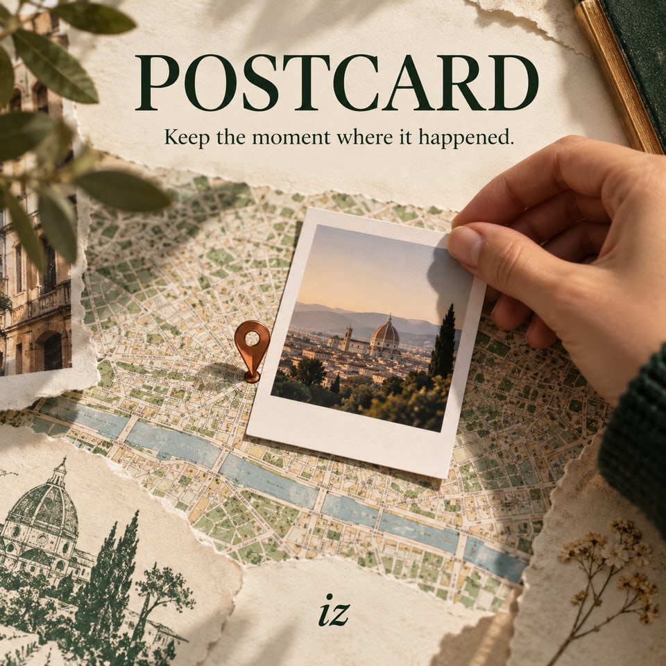 Postcards — One photo. A way back to that moment.