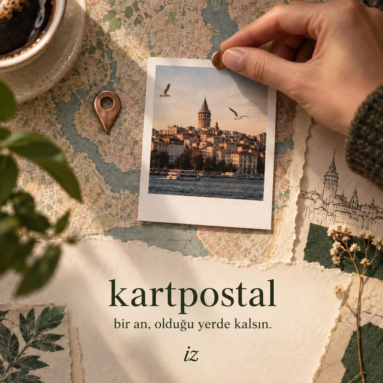 Kartpostal — Bir fotoğraf. O ana geri açılan bir kapı.
