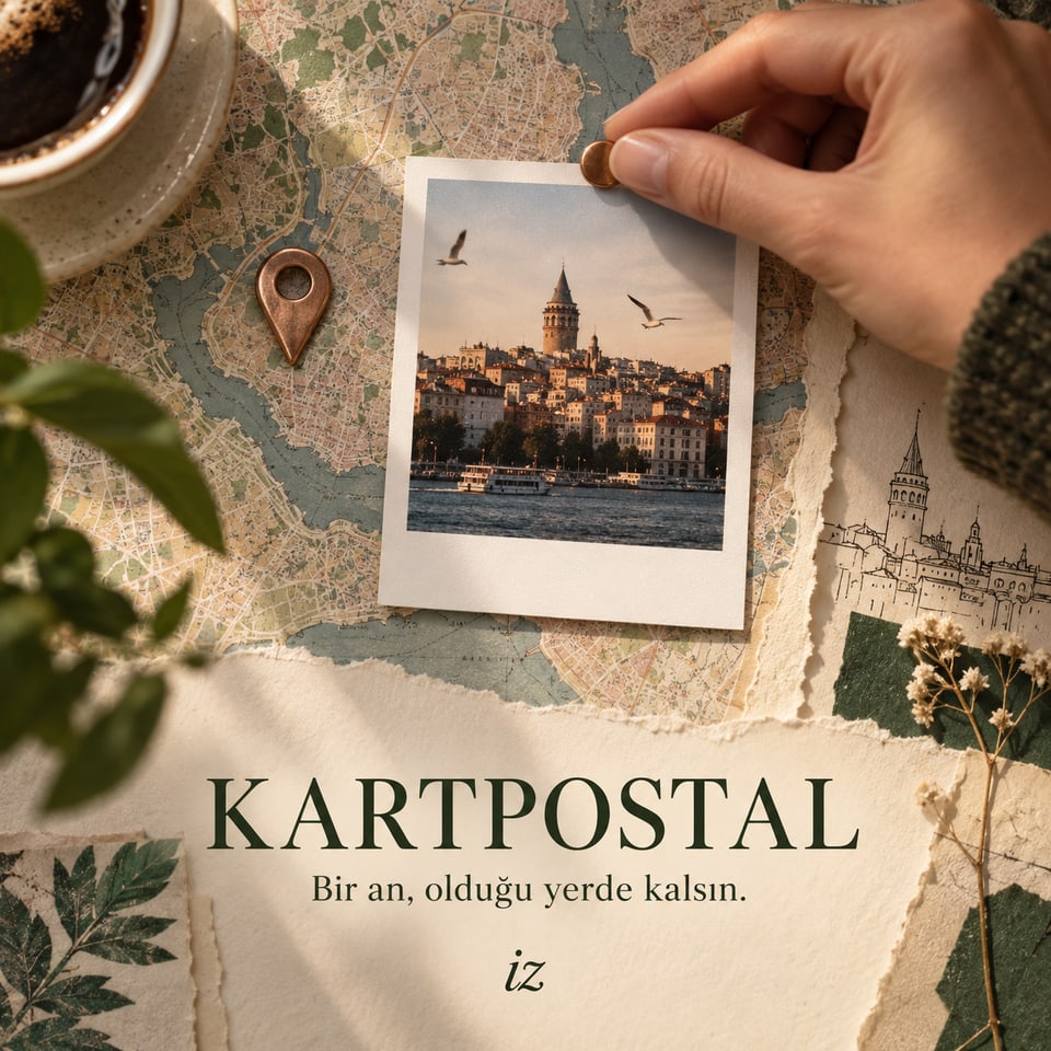 Kartpostal — Bir fotoğraf. O ana geri açılan bir kapı.